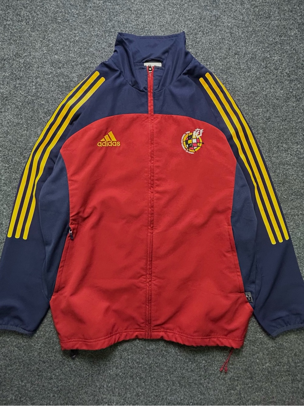 Vintage Adidas Spain 2000-2002 football team track jacket